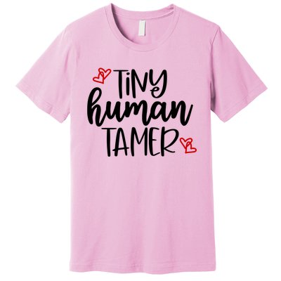 Tiny Human Tamer Funny Premium T-Shirt