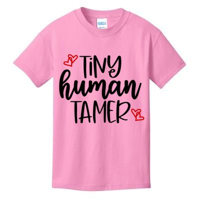 Tiny Human Tamer Funny Kids T-Shirt