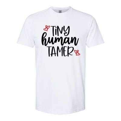 Tiny Human Tamer Funny Softstyle® CVC T-Shirt