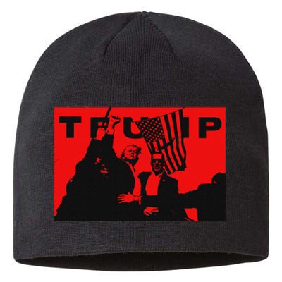 Trump Hero Trump Assassination Attempt Sustainable Beanie