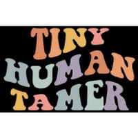 Tiny Human Tamer Funny Teacher Sarcastic Teacher Life Bumper Sticker