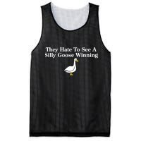 They Hate To See A Silly Goose Winning Funny Mesh Reversible Basketball Jersey Tank