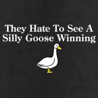 They Hate To See A Silly Goose Winning Funny Large Microfiber Waffle Golf Towel