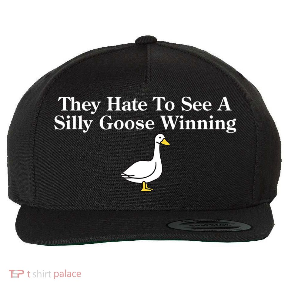 They Hate To See A Silly Goose Winning Funny Wool Snapback Cap