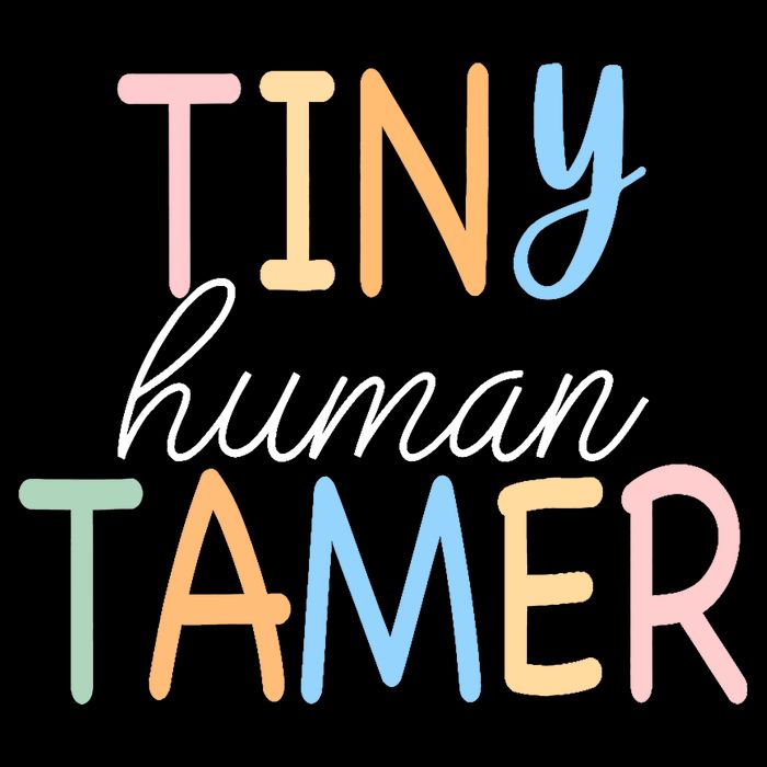Tiny Human Tamer Daycare Provider Teacher Life Wo Gift 16 in Basic Backpack