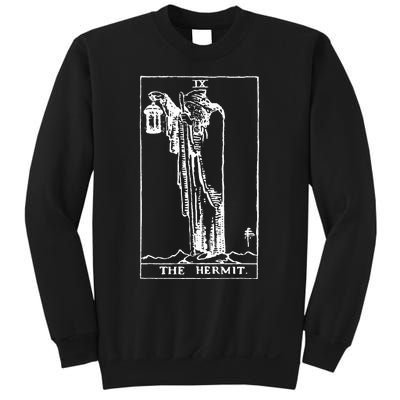 The Hermit Tarot Card Ix Sweatshirt