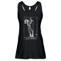 The Hermit Tarot Card Ix Ladies Essential Flowy Tank