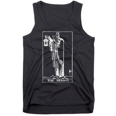 The Hermit Tarot Card Ix Tank Top