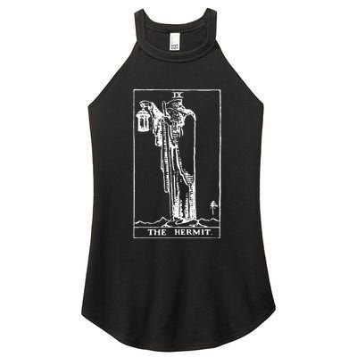 The Hermit Tarot Card Ix Women's Perfect Tri Rocker Tank