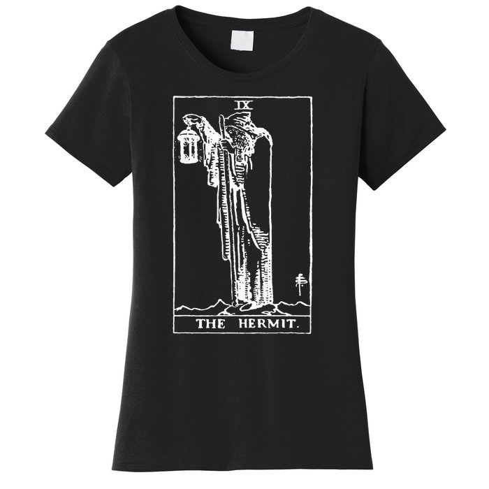 The Hermit Tarot Card Ix Women's T-Shirt