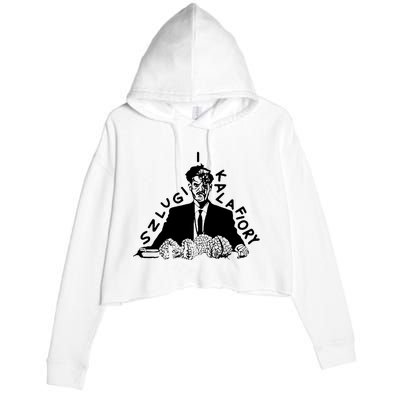 Taco Hemingway Crop Fleece Hoodie