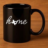 Texas Home 11oz C Handle Ceramic Mug