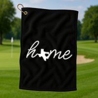 Texas Home Golf Towel