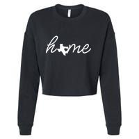 Texas Home Cropped Pullover Crew