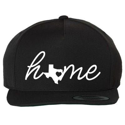 Texas Home Wool Snapback Cap