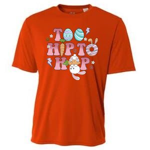 Too Hip To Hop Cute Easter Bunny Holiday Cooling Performance Crew T-Shirt