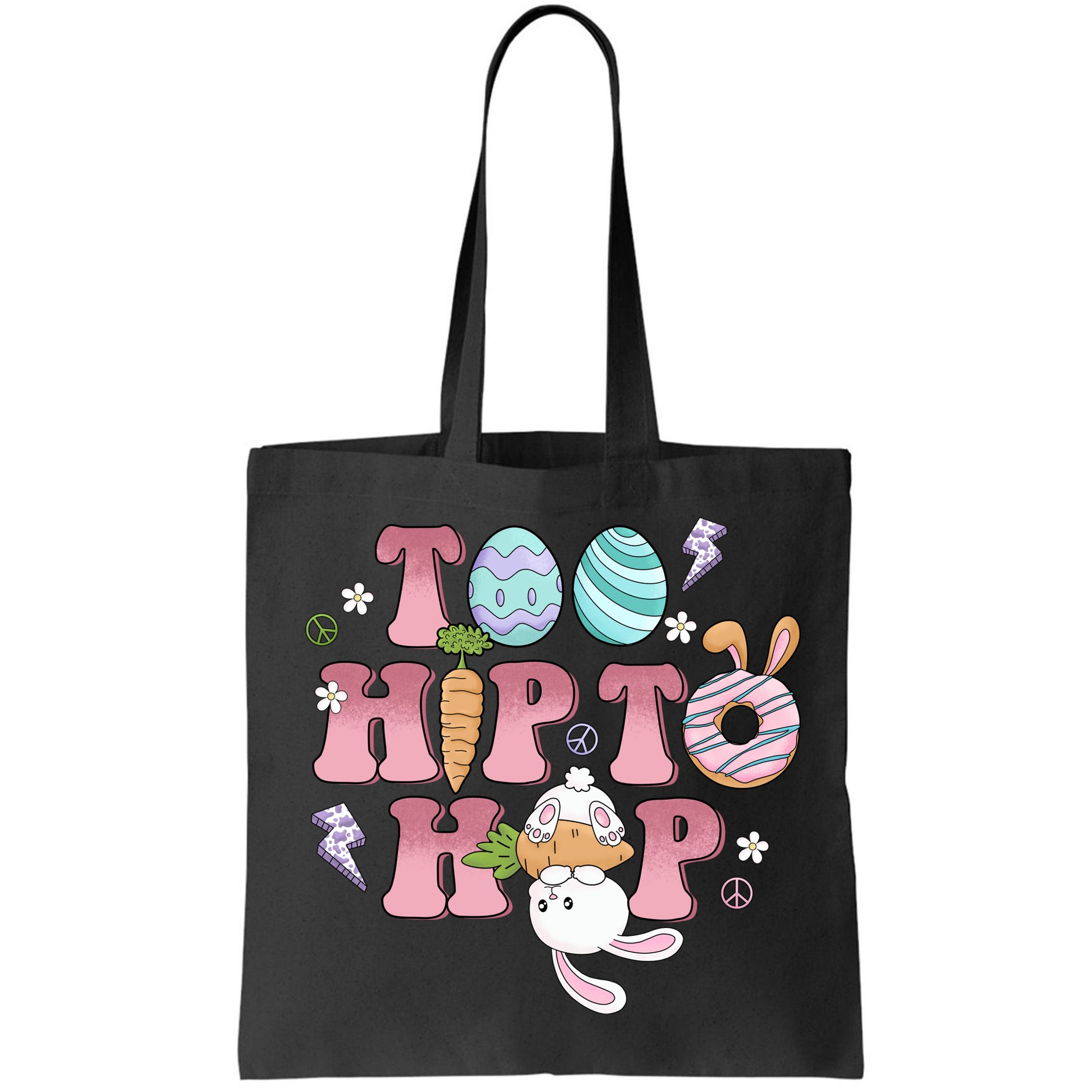 Too Hip To Hop Cute Easter Bunny Holiday Bag