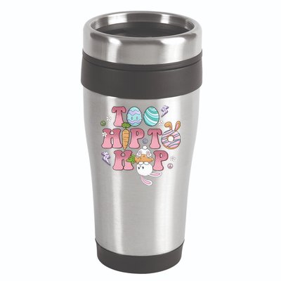 Too Hip To Hop Cute Easter Bunny Holiday 16oz Travel Tumbler