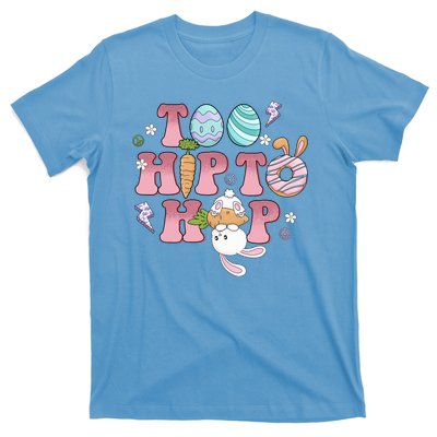 Too Hip To Hop Cute Easter Bunny Holiday T-Shirt