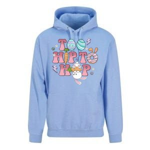 Too Hip To Hop Cute Easter Bunny Holiday Unisex Surf Hoodie