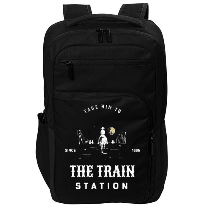 Take Him To The Train Station Impact Tech Backpack