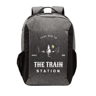 Take Him To The Train Station Vector Backpack