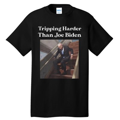 Tripping Harder Than Joe Biden Tall T-Shirt