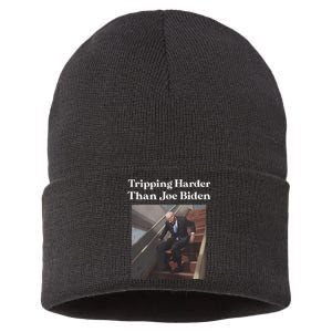 Tripping Harder Than Joe Biden Sustainable Knit Beanie