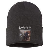 Tripping Harder Than Joe Biden Sustainable Knit Beanie