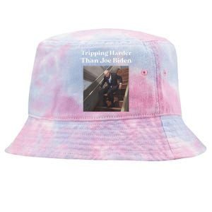 Tripping Harder Than Joe Biden Tie-Dyed Bucket Hat