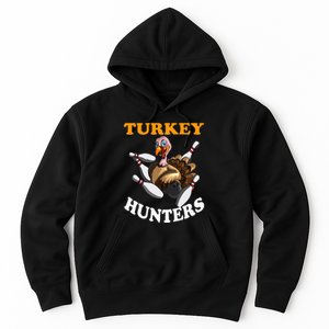 Turkey Hunters Turkey Thanksgiving Bowling Bahn Bowling Hoodie