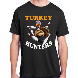 Turkey Hunters Turkey Thanksgiving Bowling Bahn Bowling Adult ChromaSoft Performance T-Shirt