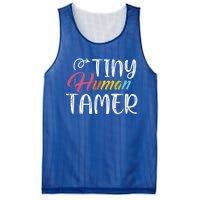 Tiny Hu Tamer Daycare Provider Teacher Giftsitter Mom Gift Mesh Reversible Basketball Jersey Tank