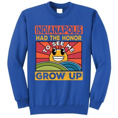 The Honor To See Me Grow Up Had The Sun And Indianapolis Cool Gift Tall Sweatshirt