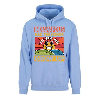 The Honor To See Me Grow Up Had The Sun And Indianapolis Cool Gift Unisex Surf Hoodie