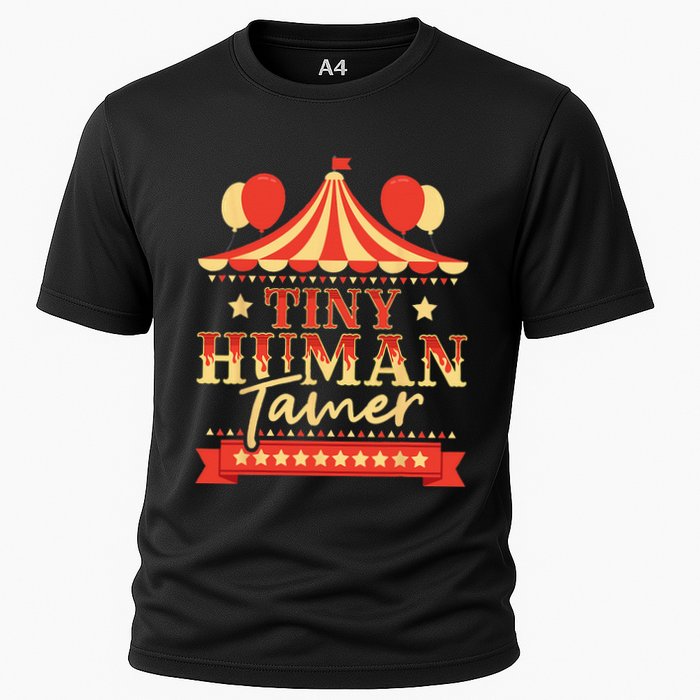 Tiny Human Tamer Circus Birthday Party Circus Costume Cooling Performance Crew T-Shirt