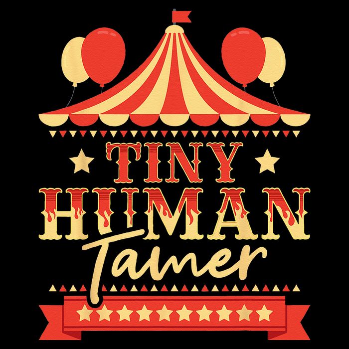 Tiny Human Tamer Circus Birthday Party Circus Costume Cooling Performance Crew T-Shirt