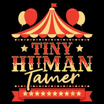 Tiny Human Tamer Circus Birthday Party Circus Costume T-Shirt