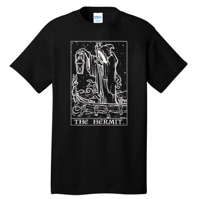 The Hermit Tarot Card Tall T-Shirt