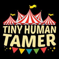 Tiny Human Tamer Funny Aesthetic Circus Art Carnival Impact Tech Backpack
