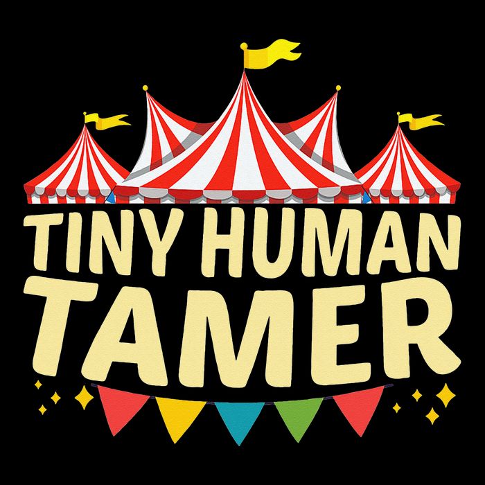 Tiny Human Tamer Funny Aesthetic Circus Art Carnival Impact Tech Backpack