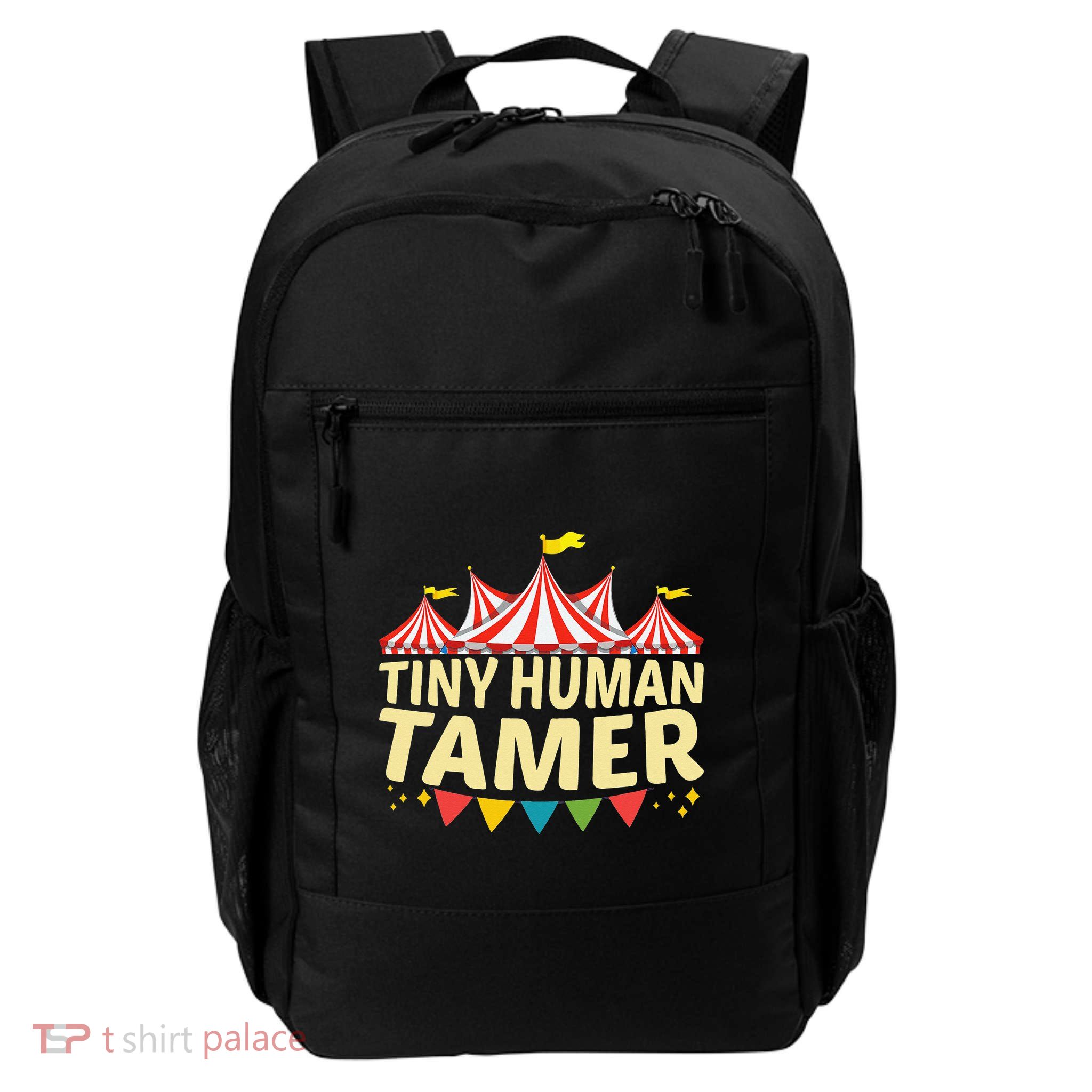 Tiny Human Tamer Funny Aesthetic Circus Art Carnival Backpack
