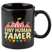 Tiny Human Tamer Funny Aesthetic Circus Art Carnival 11oz C Handle Ceramic Mug
