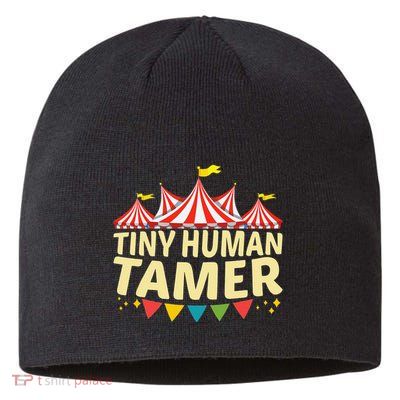 Tiny Human Tamer Funny Aesthetic Circus Art Carnival Sustainable Beanie