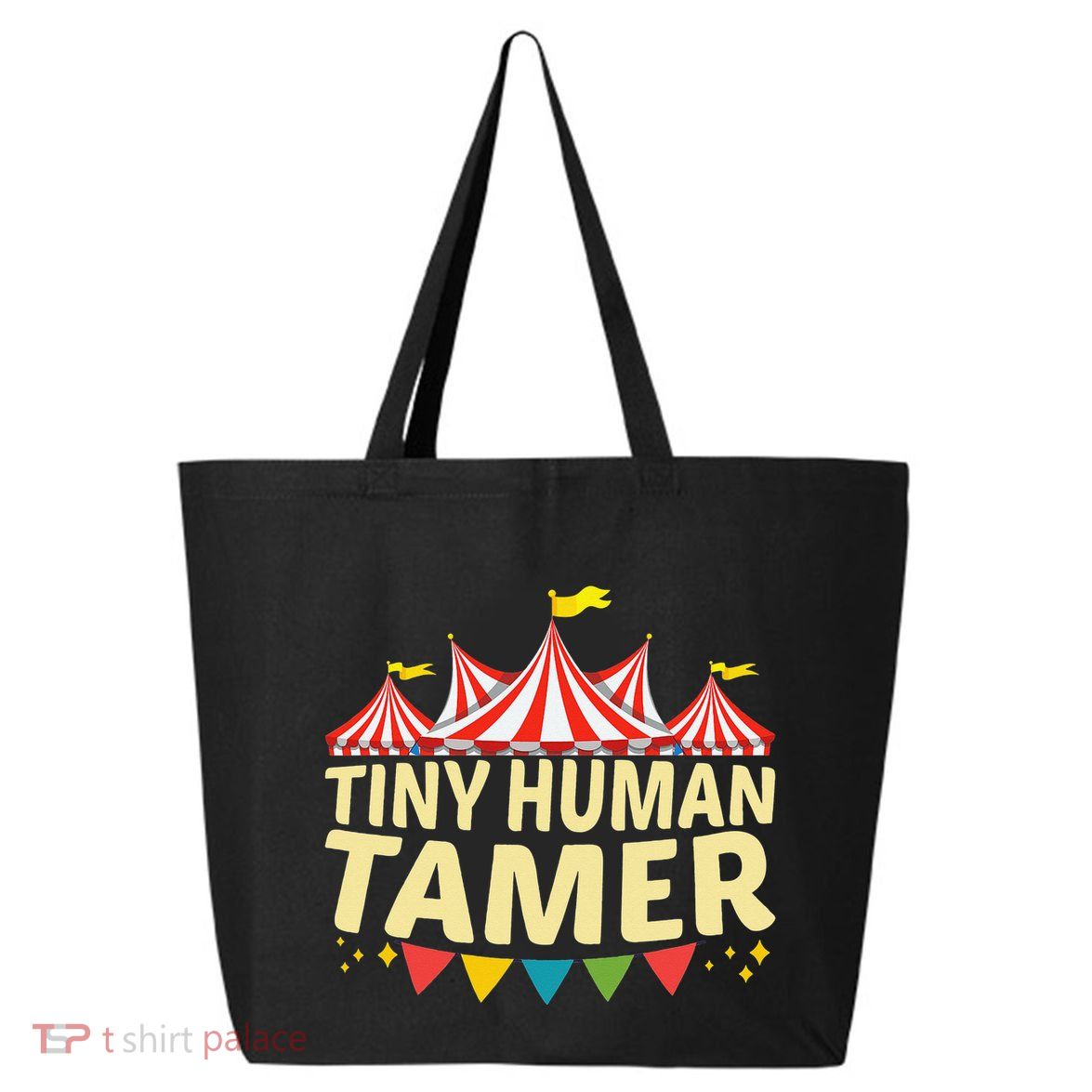Tiny Human Tamer Funny Aesthetic Circus Art Carnival 25L Jumbo Tote