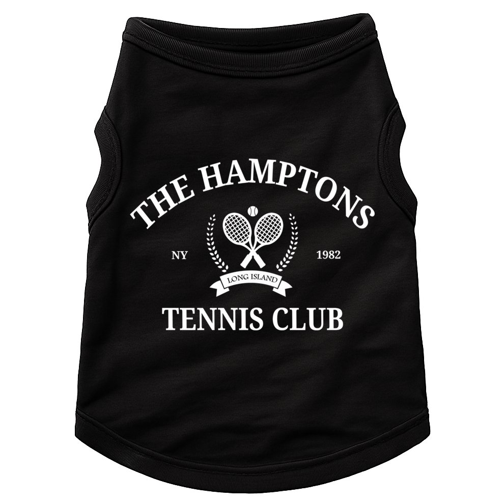The Hamptons Tennis Club Vintage Style Aesthetic Crewneck Doggie Tank