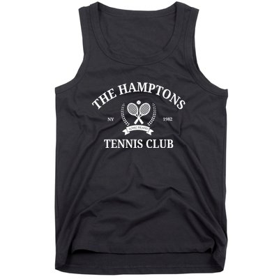 The Hamptons Tennis Club Vintage Style Aesthetic Crewneck Tank Top