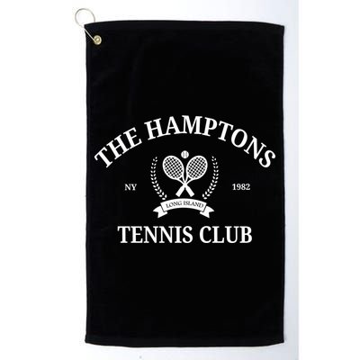 The Hamptons Tennis Club Vintage Style Aesthetic Crewneck Golf Towel