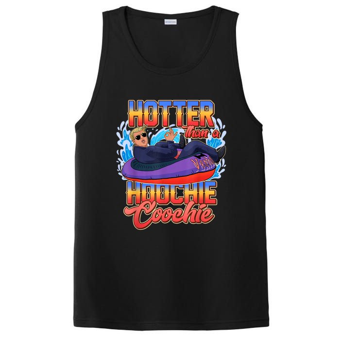 Trump Hotter Than A Hoochie Coochie Funny PosiCharge Competitor Tank