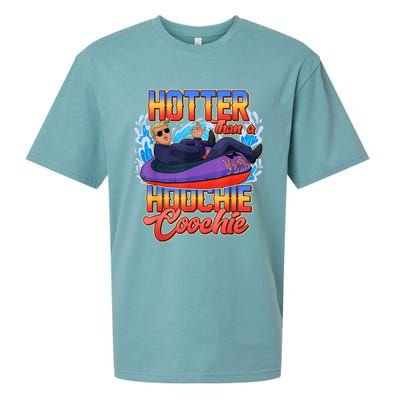 Trump Hotter Than A Hoochie Coochie Funny Sueded Cloud Jersey T-Shirt